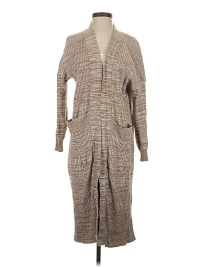 Pre-owned Forever 21 Cardigan Sweater In Brown