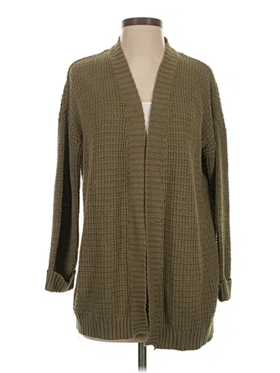 Pre-owned Forever 21 Cardigan Sweater In Brown