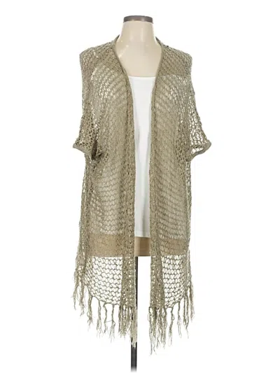 Pre-owned Forever 21 Cardigan Sweater In Brown