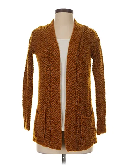 Pre-owned Forever 21 Cardigan Sweater In Brown