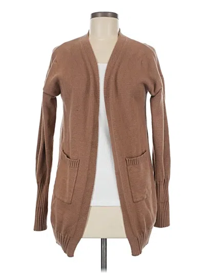 Pre-owned Forever 21 Cardigan Sweater In Brown