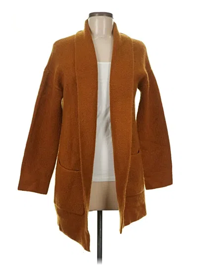Pre-owned Forever 21 Cardigan Sweater In Brown