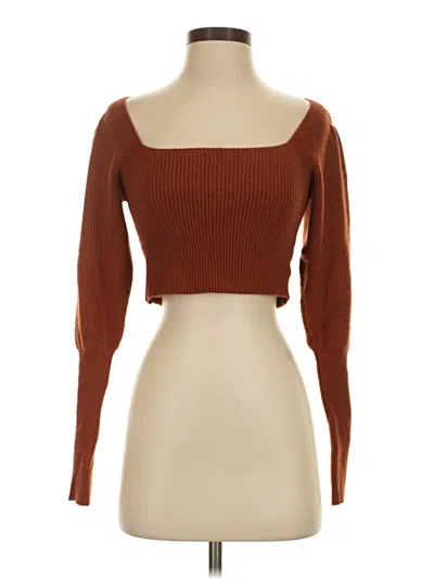 Pre-owned Forever 21 Cardigan Sweater In Brown