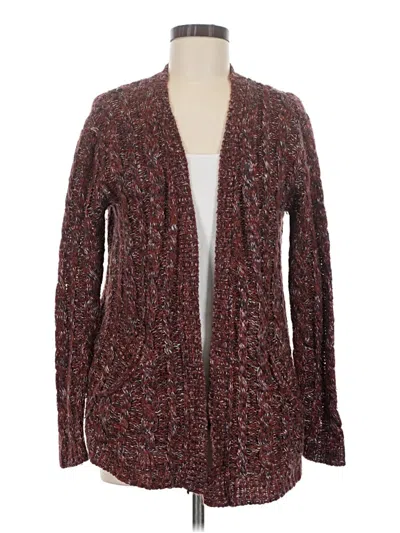 Pre-owned Forever 21 Cardigan Sweater In Brown