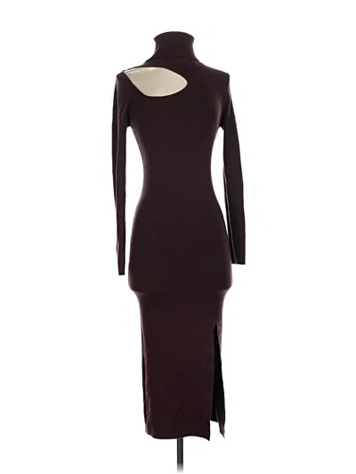 Pre-owned Forever 21 Cardigan Sweater In Burgundy