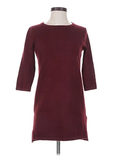 Pre-owned Forever 21 Cardigan Sweater In Burgundy