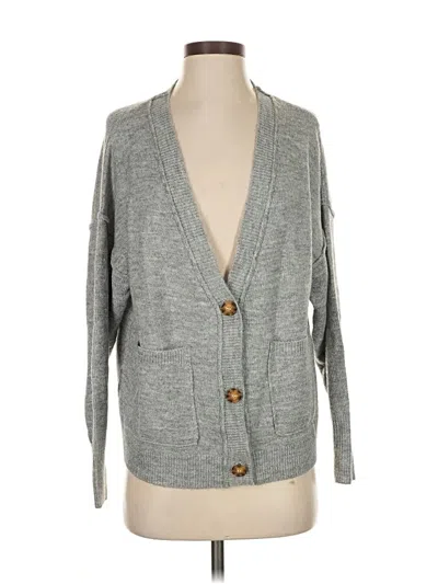 Pre-owned Forever 21 Cardigan Sweater In Gray