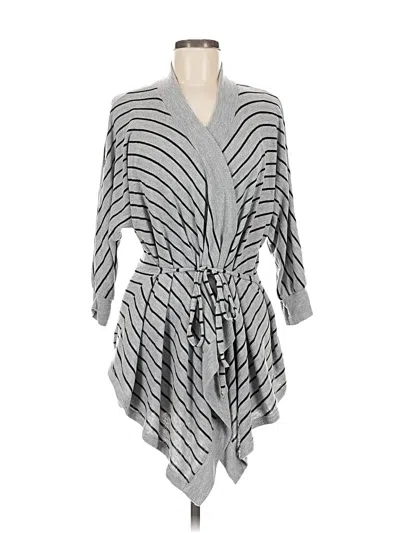 Pre-owned Forever 21 Cardigan Sweater In Gray