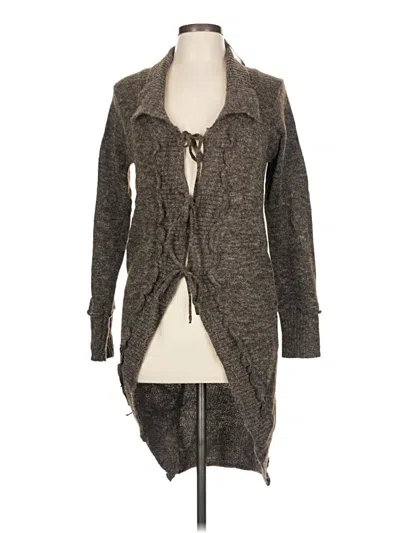 Pre-owned Forever 21 Cardigan Sweater In Gray