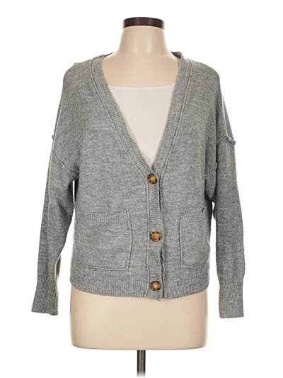 Pre-owned Forever 21 Cardigan Sweater In Gray