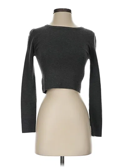 Pre-owned Forever 21 Cardigan Sweater In Gray