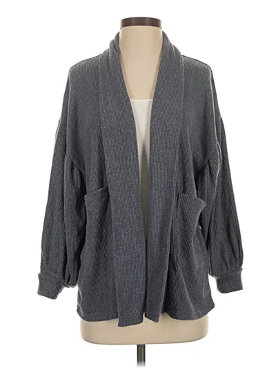 Pre-owned Forever 21 Cardigan Sweater In Gray