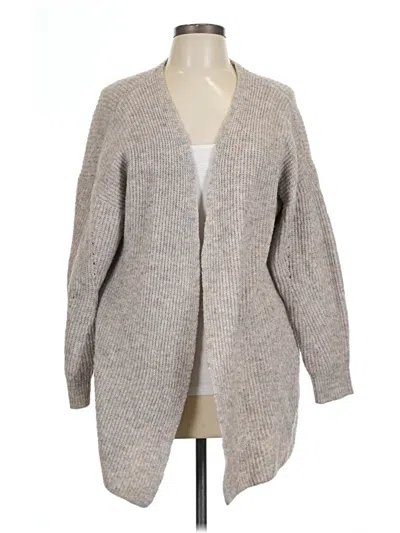 Pre-owned Forever 21 Cardigan Sweater In Gray