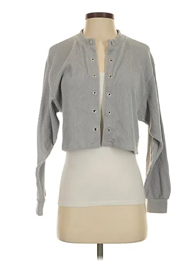 Pre-owned Forever 21 Cardigan Sweater In Gray