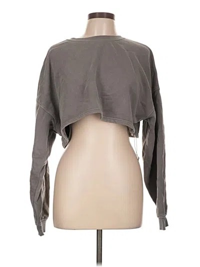 Pre-owned Forever 21 Cardigan Sweater In Gray