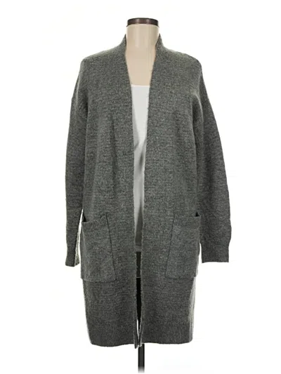 Pre-owned Forever 21 Cardigan Sweater In Gray