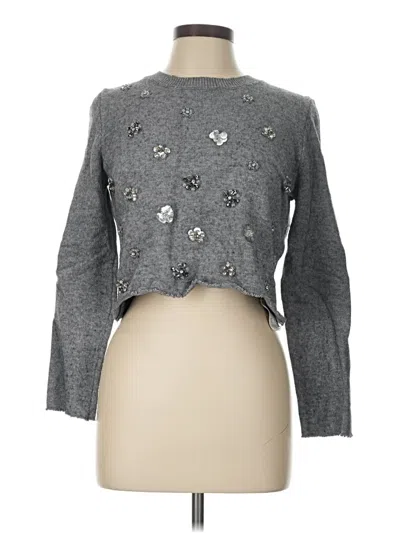 Pre-owned Forever 21 Cardigan Sweater In Gray