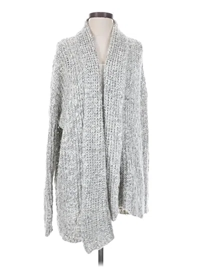 Pre-owned Forever 21 Cardigan Sweater In Gray