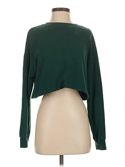 Pre-owned Forever 21 Cardigan Sweater In Green