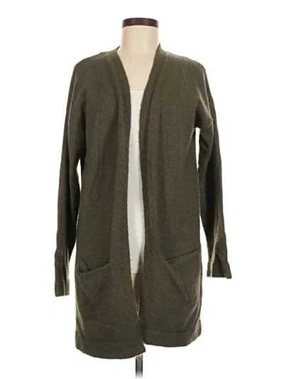 Pre-owned Forever 21 Cardigan Sweater In Green