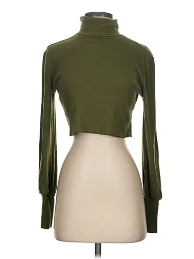 Pre-owned Forever 21 Cardigan Sweater In Green
