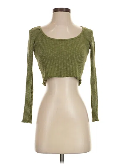 Pre-owned Forever 21 Cardigan Sweater In Green