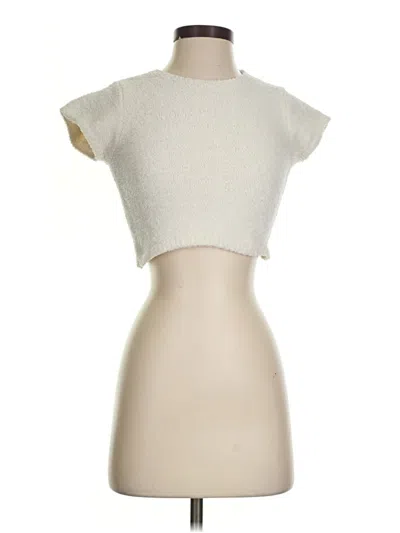 Pre-owned Forever 21 Cardigan Sweater In Ivory