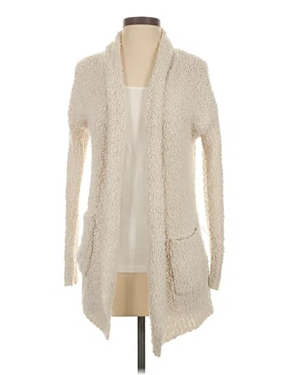 Pre-owned Forever 21 Cardigan Sweater In Ivory