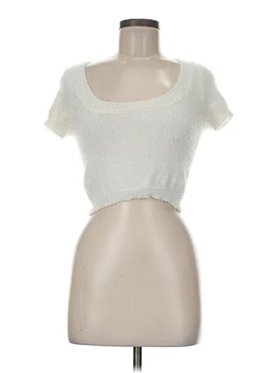 Pre-owned Forever 21 Cardigan Sweater In Ivory