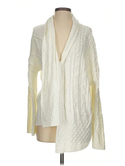 Pre-owned Forever 21 Cardigan Sweater In Ivory