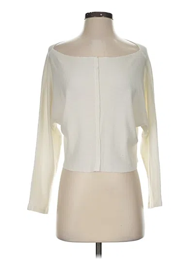 Pre-owned Forever 21 Cardigan Sweater In Ivory