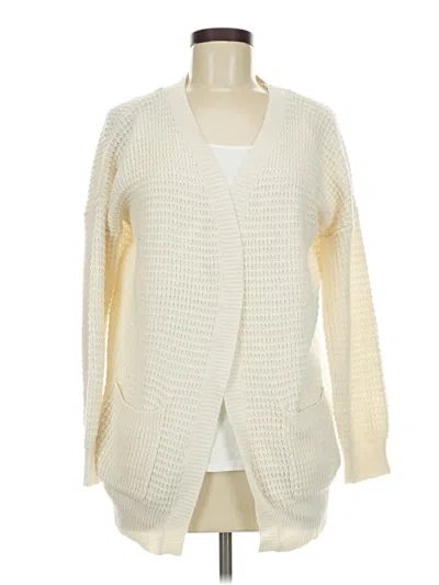 Pre-owned Forever 21 Cardigan Sweater In Ivory