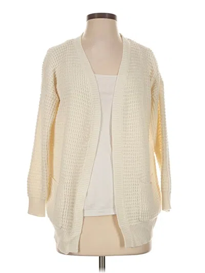 Pre-owned Forever 21 Cardigan Sweater In Ivory