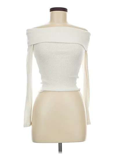 Pre-owned Forever 21 Cardigan Sweater In Ivory