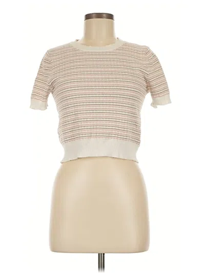 Pre-owned Forever 21 Cardigan Sweater In Ivory