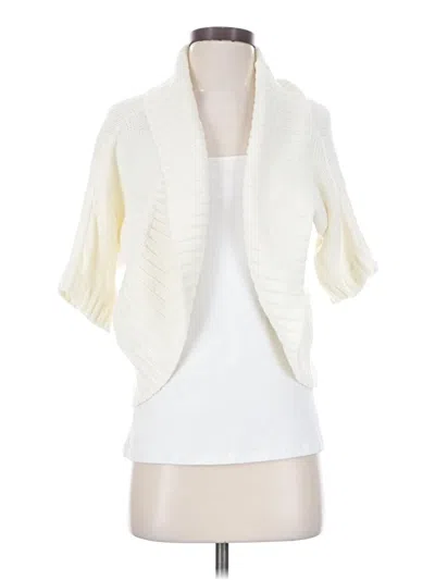 Pre-owned Forever 21 Cardigan Sweater In Ivory