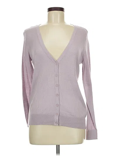 Pre-owned Forever 21 Cardigan Sweater In Purple