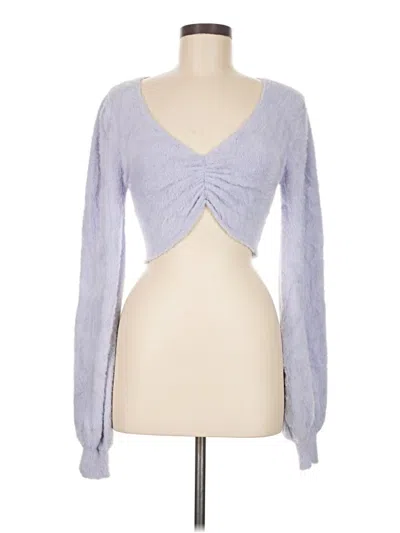 Pre-owned Forever 21 Cardigan Sweater In Purple
