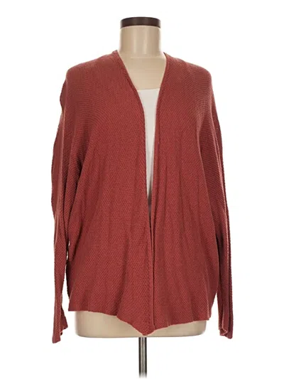 Pre-owned Forever 21 Cardigan Sweater In Red