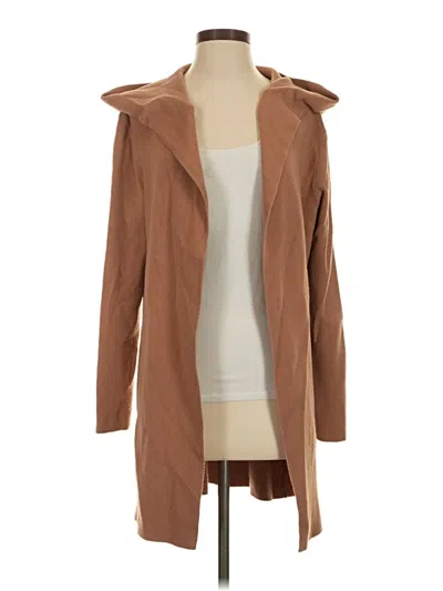 Pre-owned Forever 21 Cardigan Sweater In Tan
