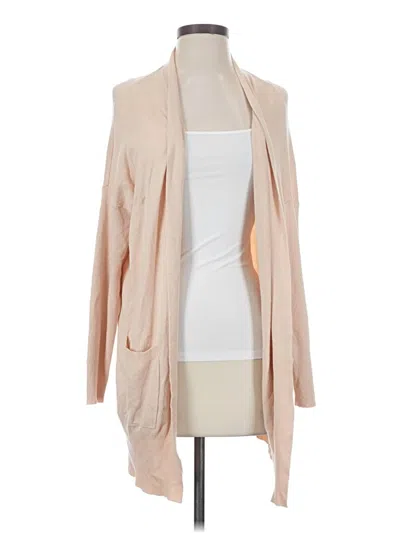 Pre-owned Forever 21 Cardigan Sweater In Tan