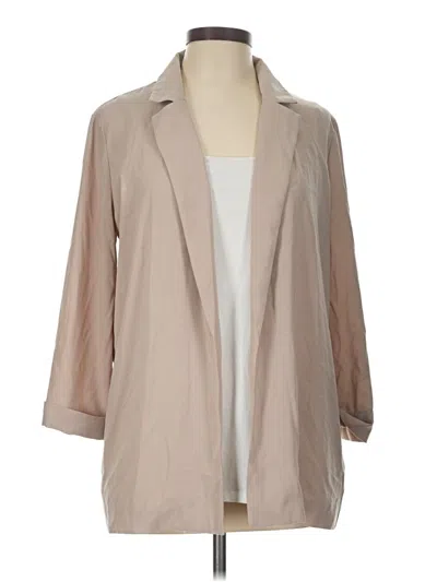 Pre-owned Forever 21 Cardigan Sweater In Tan