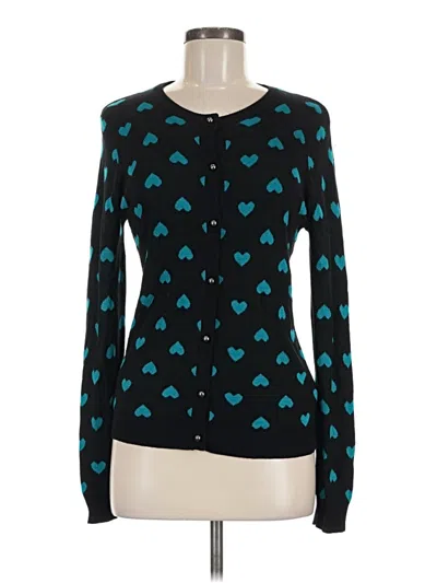 Pre-owned Forever 21 Cardigan Sweater In Teal