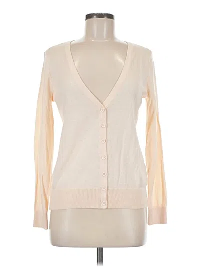 Pre-owned Forever 21 Cardigan Sweater In White