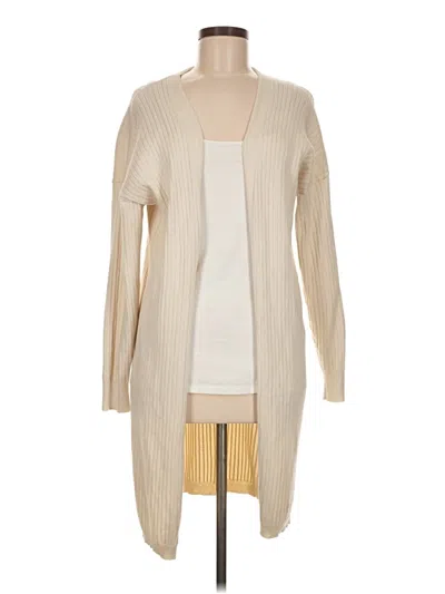 Pre-owned Forever 21 Cardigan Sweater In White