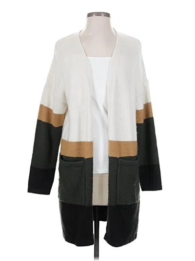 Pre-owned Forever 21 Cardigan Sweater In White