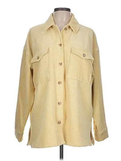 Pre-owned Forever 21 Cardigan Sweater In Yellow