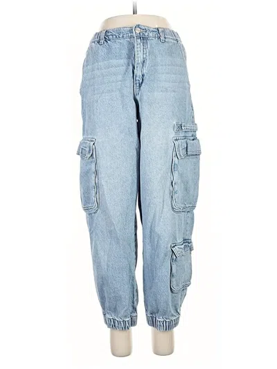 Pre-owned Forever 21 Cargo Pants In Blue