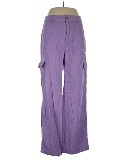 Pre-owned Forever 21 Cargo Pants In Purple