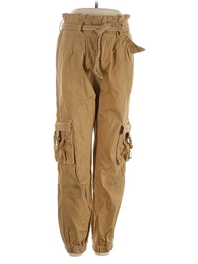 Pre-owned Forever 21 Cargo Pants In Tan